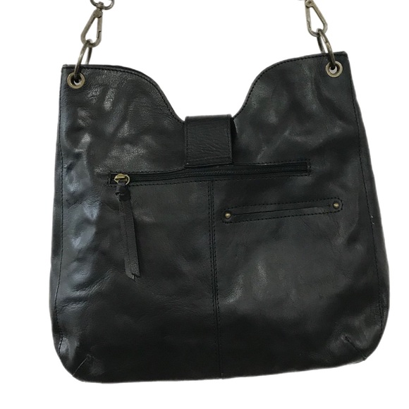 Nino Bossi Handbags Black Trisha Leather Hobo - Picture 2 of 7